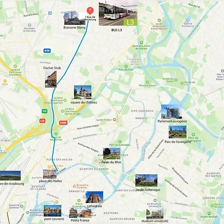 Apartament Spacious 2 At 10 Min From Strasbourg Center *